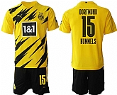 2020-21 Dortmund 15 HUMMELS Home Soccer Jersey,baseball caps,new era cap wholesale,wholesale hats